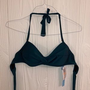 Forest Green Bikini Top